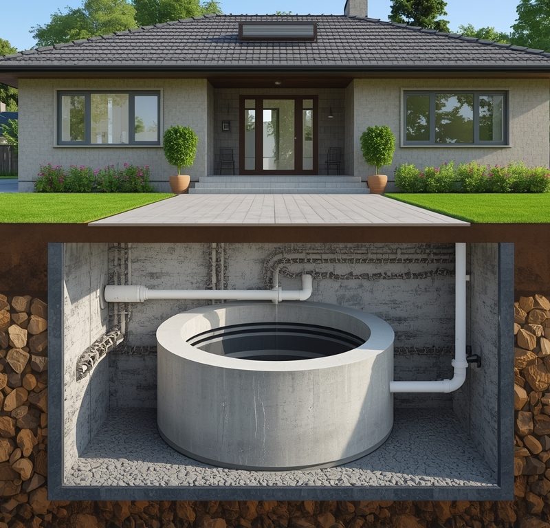 Pełny poradnik poświęcony wyboru, osadzenia oraz bezproblemowego użytkowania betonowego zbiornika na nieczystości